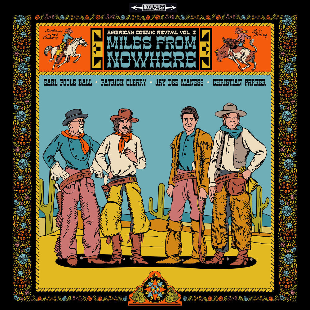 the album cover for Christian Parker - American Cosmic Revival Vol. 2: Miles From Nowhere
