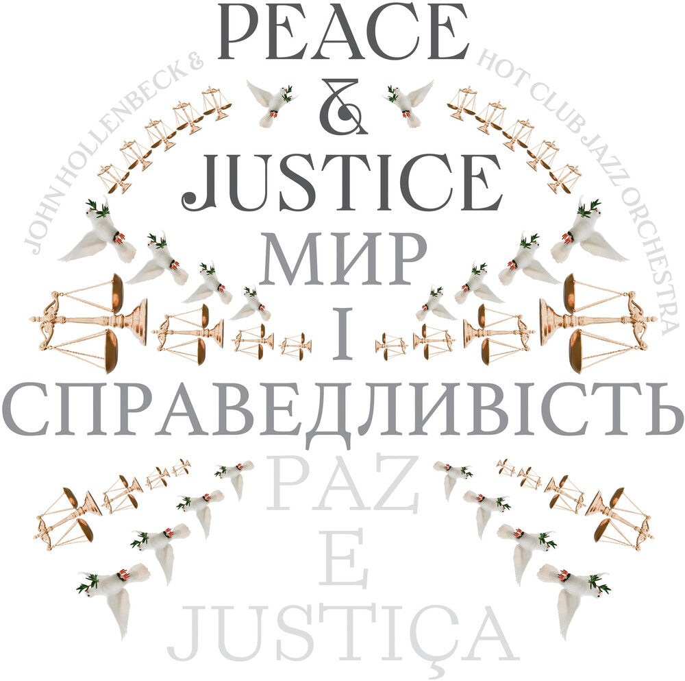 the album cover for John Hollenbeck - Peace And Justice