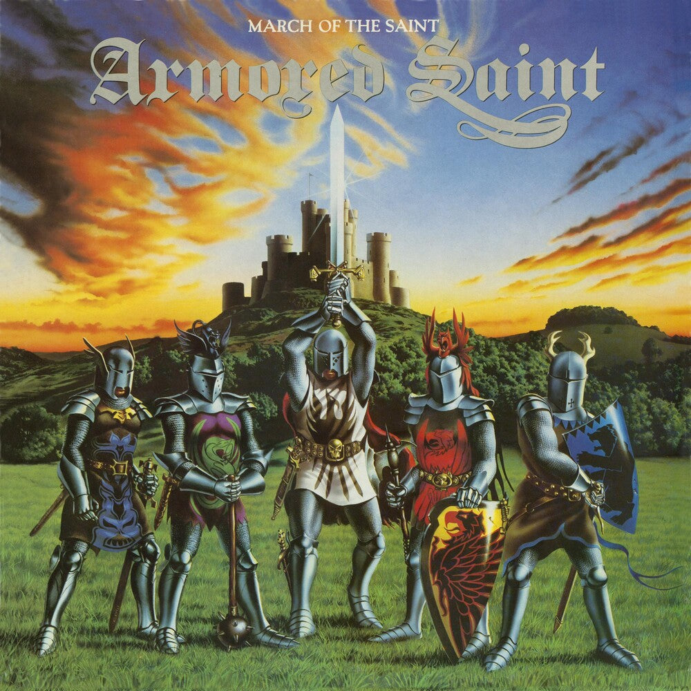 the album cover for Armored Saint - Armored Saint - March of the Saint