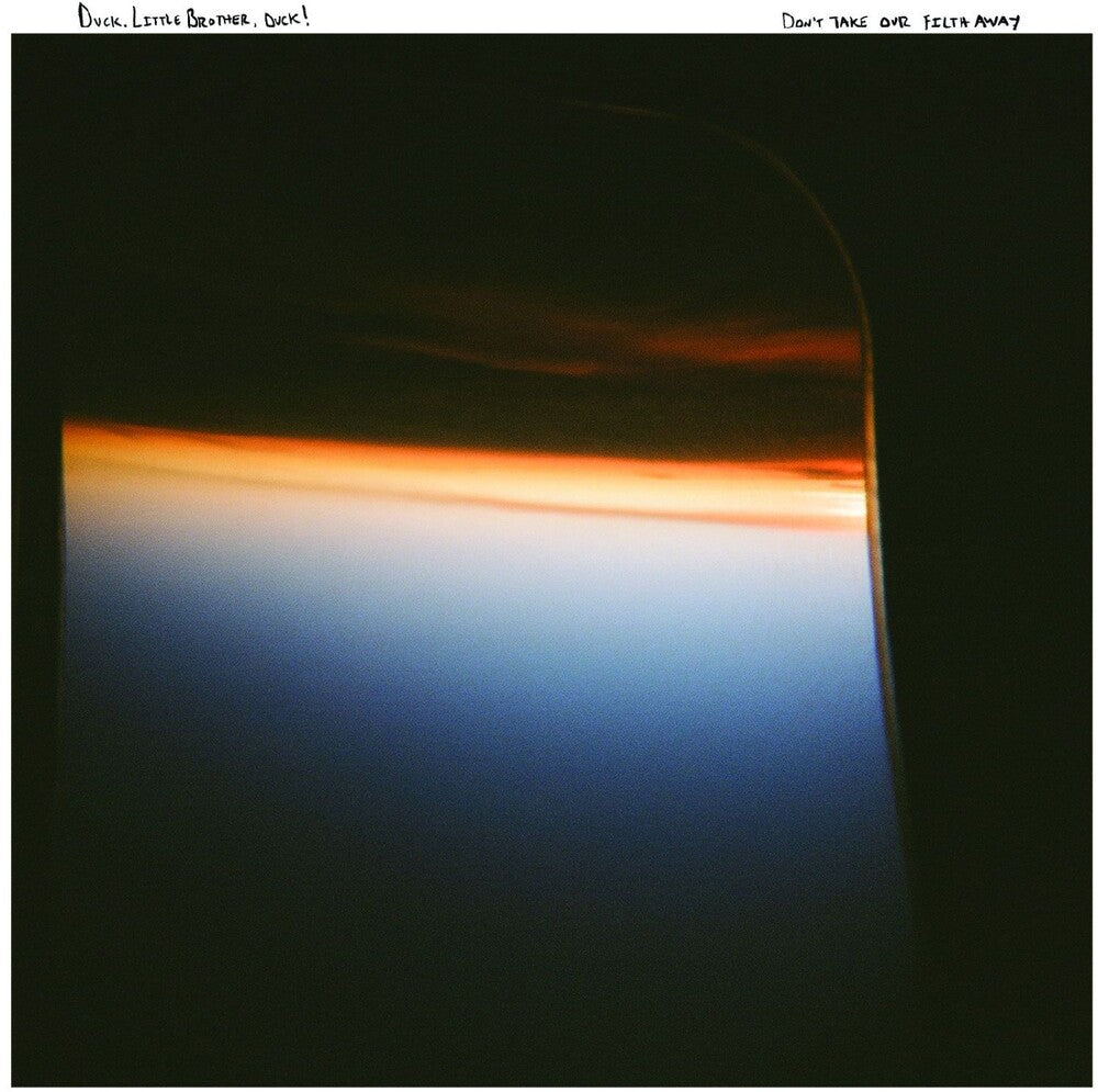 the album cover for Duck Little Brother Duck! - Don't Take Our Filth Away - Navy & Amber [Colored Vinyl]