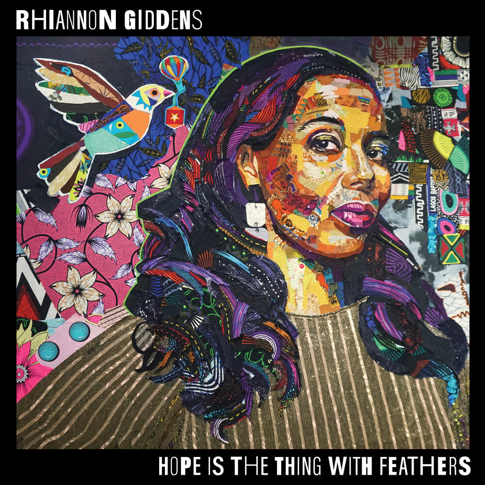 the album cover for Rhiannon Giddens - Hope is the Thing with Feathers [Eco Black]
