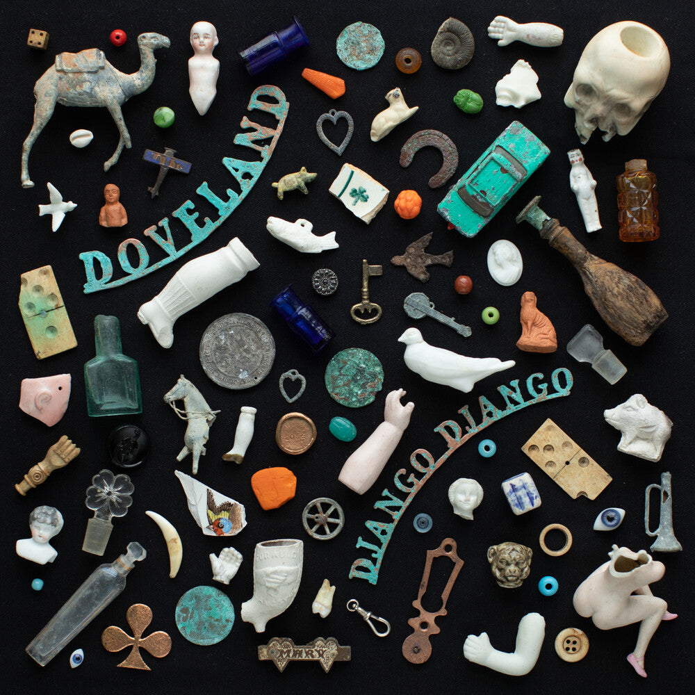 the album cover for Django Django - Doveland