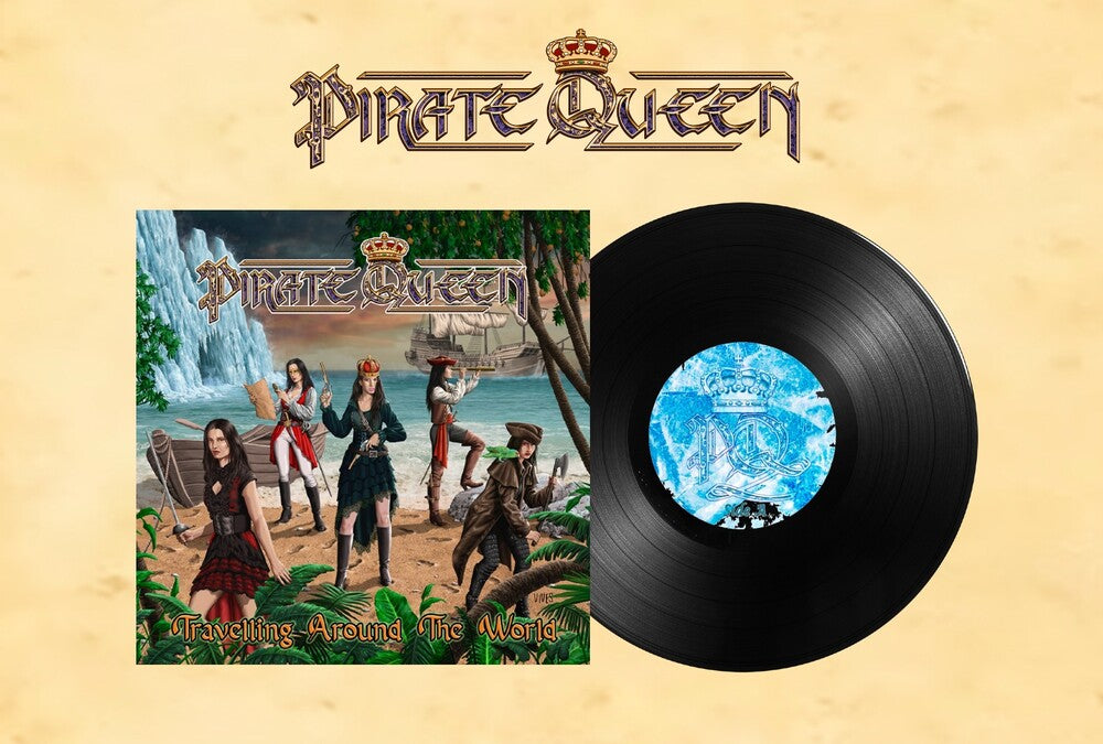 the album cover for Pirate Queen - Travelling Around The World