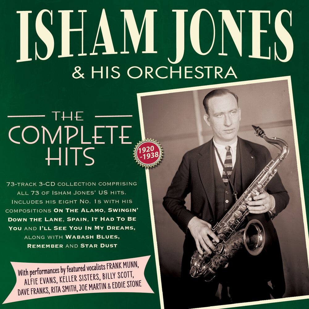 the album cover for Jones, Isham & His Orchestra - The Complete Hits 1920-38