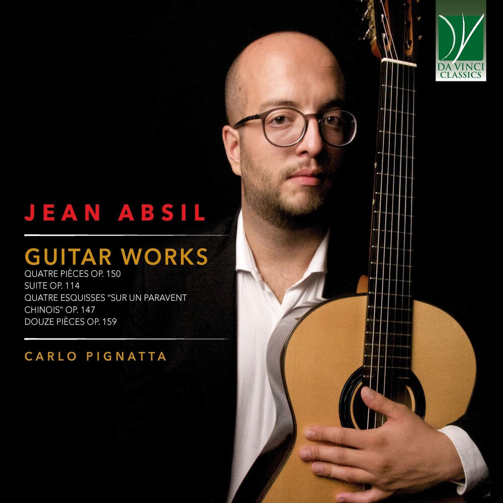 the album cover for Carlo Pignatta - Jean Absil: Guitar Works