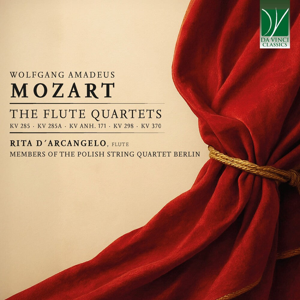the album cover for Rita & Members of the Polish String Quartet Berlin DÃ¢Â€Â™arcangelo - Mozart: the Flute Quartets