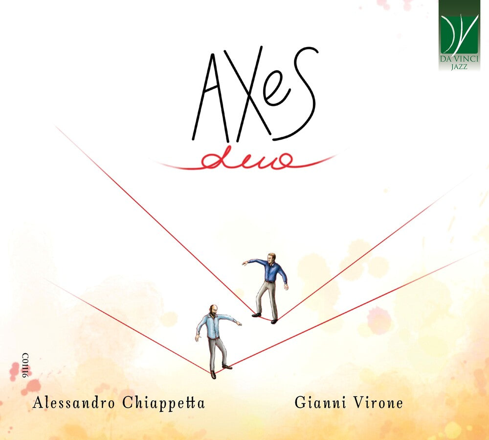 the album cover for Gianni & Alessandro Chiappetta Virone - Axes Duo