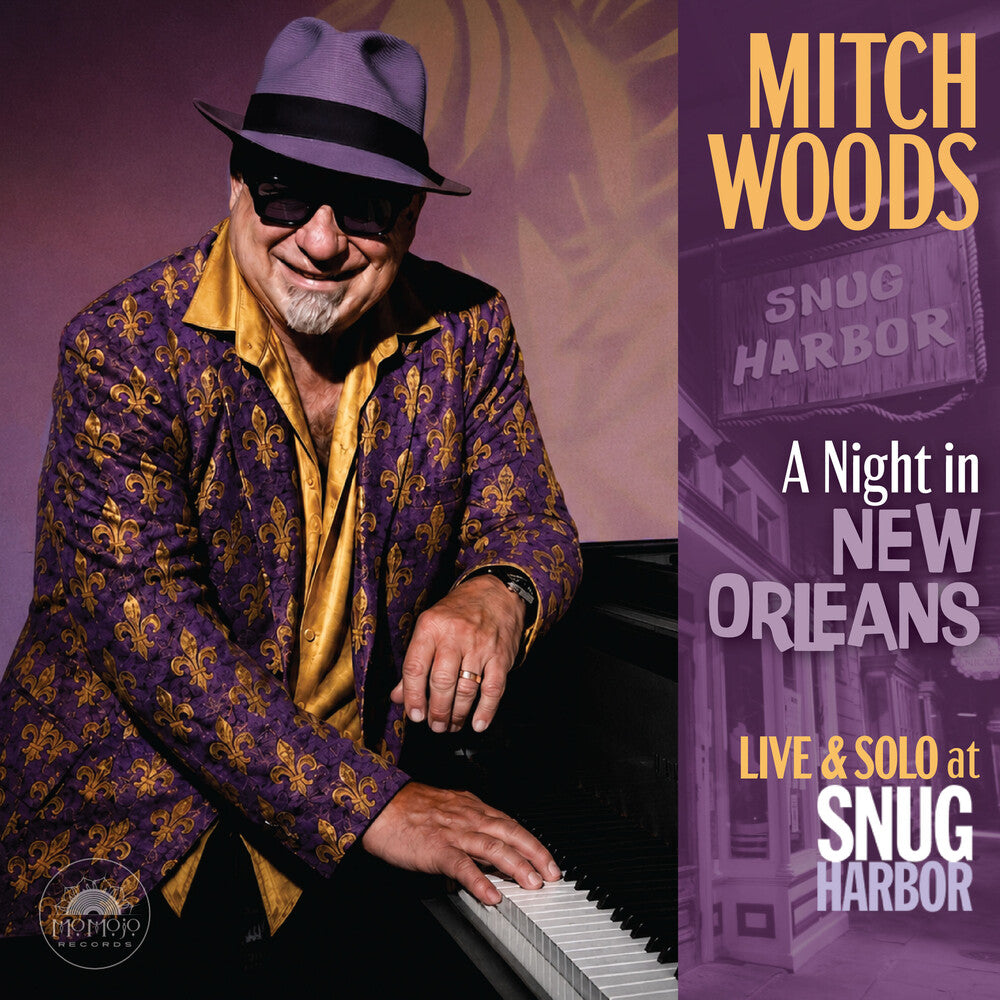 the album cover for Mitch Woods - Night In New Orleans