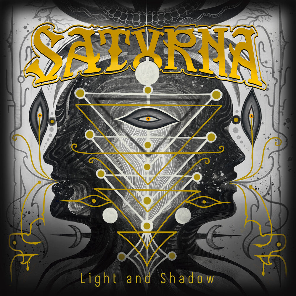 the album cover for Saturna - Light And Shadow