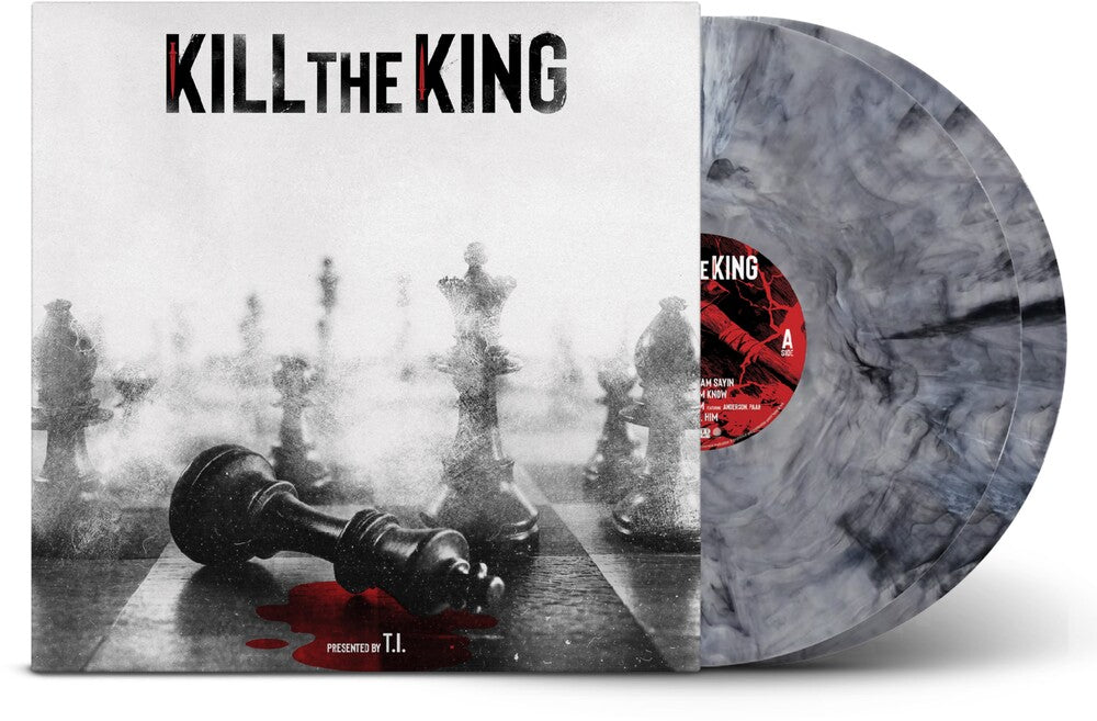 the album cover for T.I. - Kill The King [Indie Exclusive] (Blk) [Colored Vinyl] (Gry) (Ofgv)