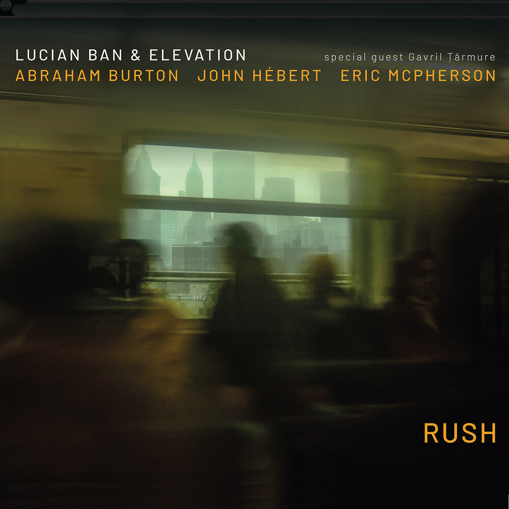the album cover for Lucian Ban  & Elevation - Rush