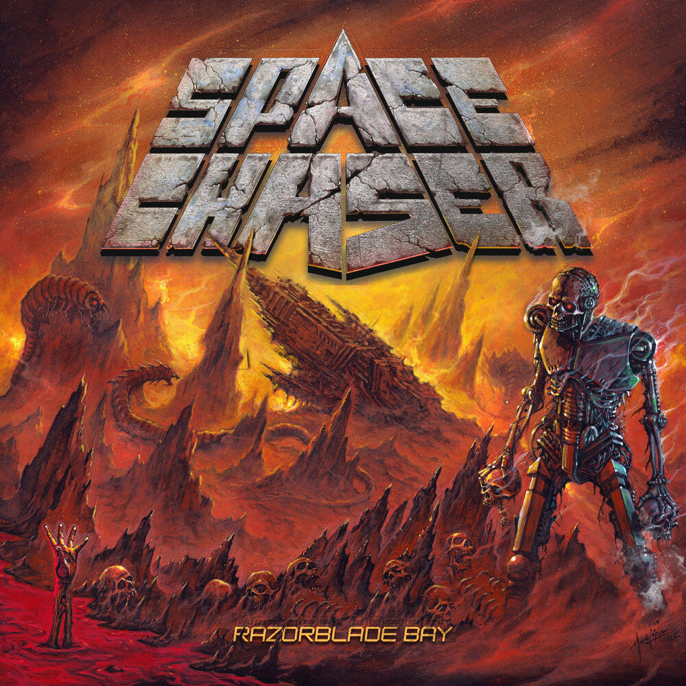 the album cover for Space Chaser - Razorblade Bay
