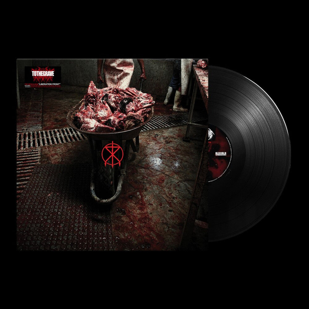 the album cover for To The Grave - Liberation Front [Black]