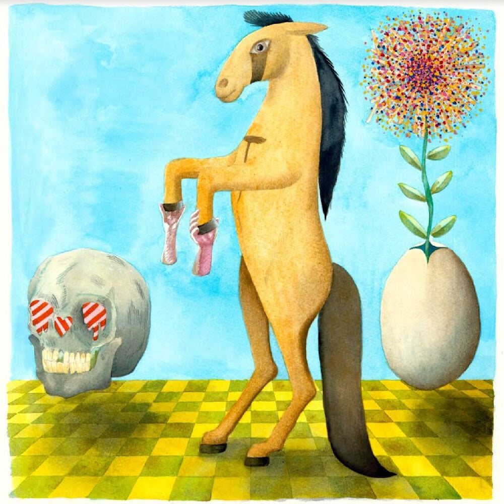 the album cover for Anna Butterss - Mighty Vertebrate - Skull [Colored Vinyl] (Ofgv)