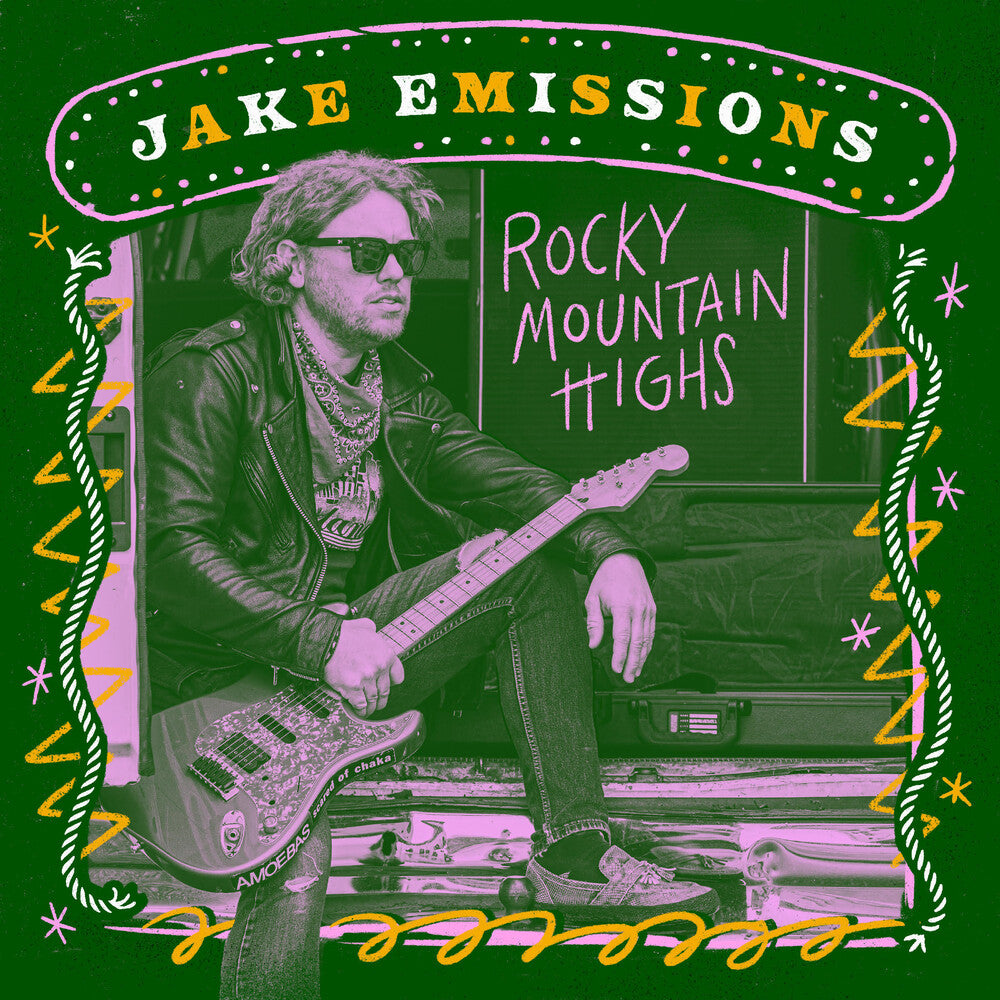 the album cover for Jake Emissions - Rocky Mountain Highs