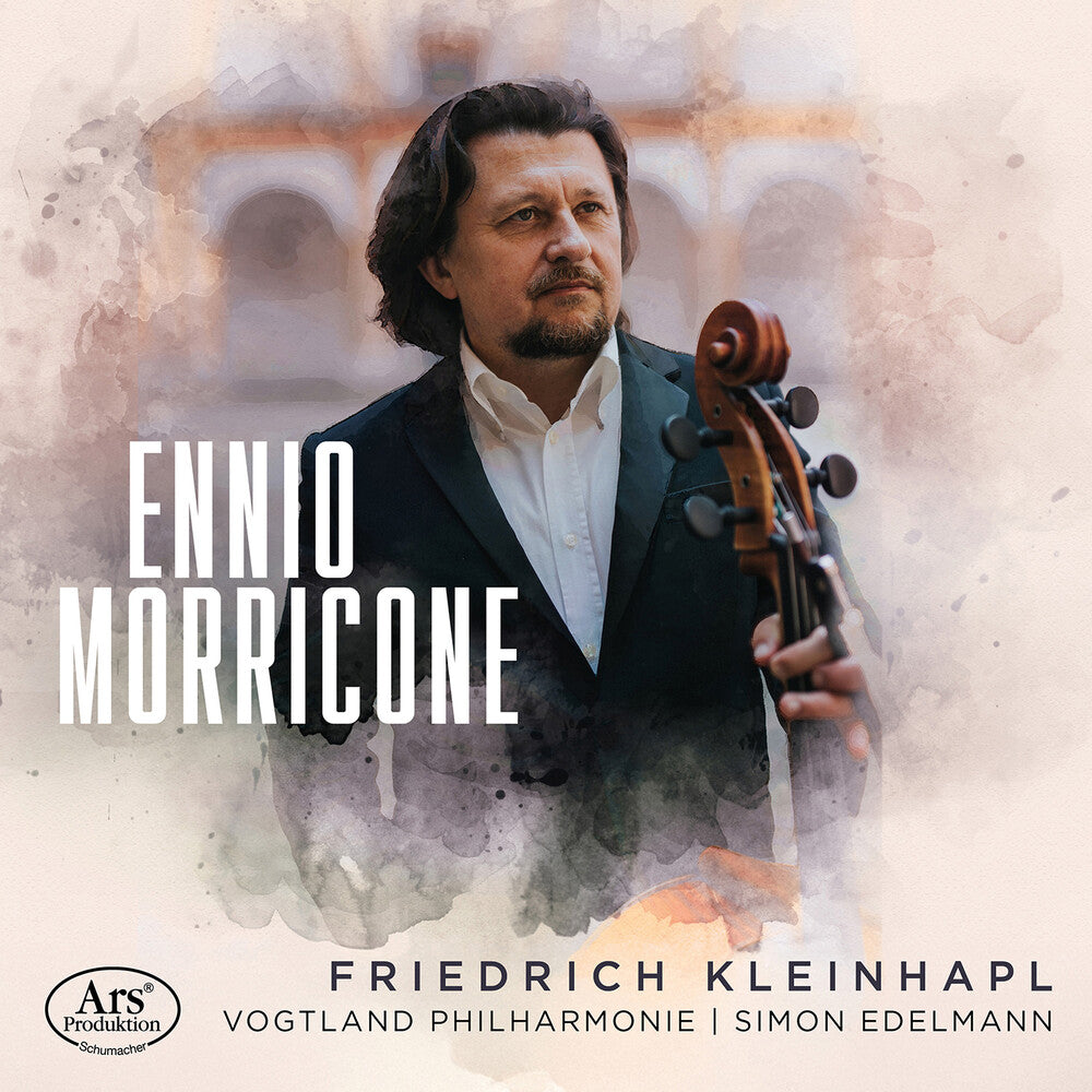 the album cover for Friedrich Kleinhapl - Morricone ?For Vc & Orchestra