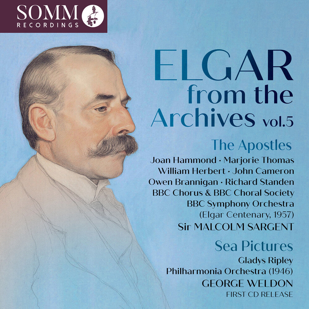 the album cover for BBC Symphony Orchestra - Elgar From The Archives Vol. 5