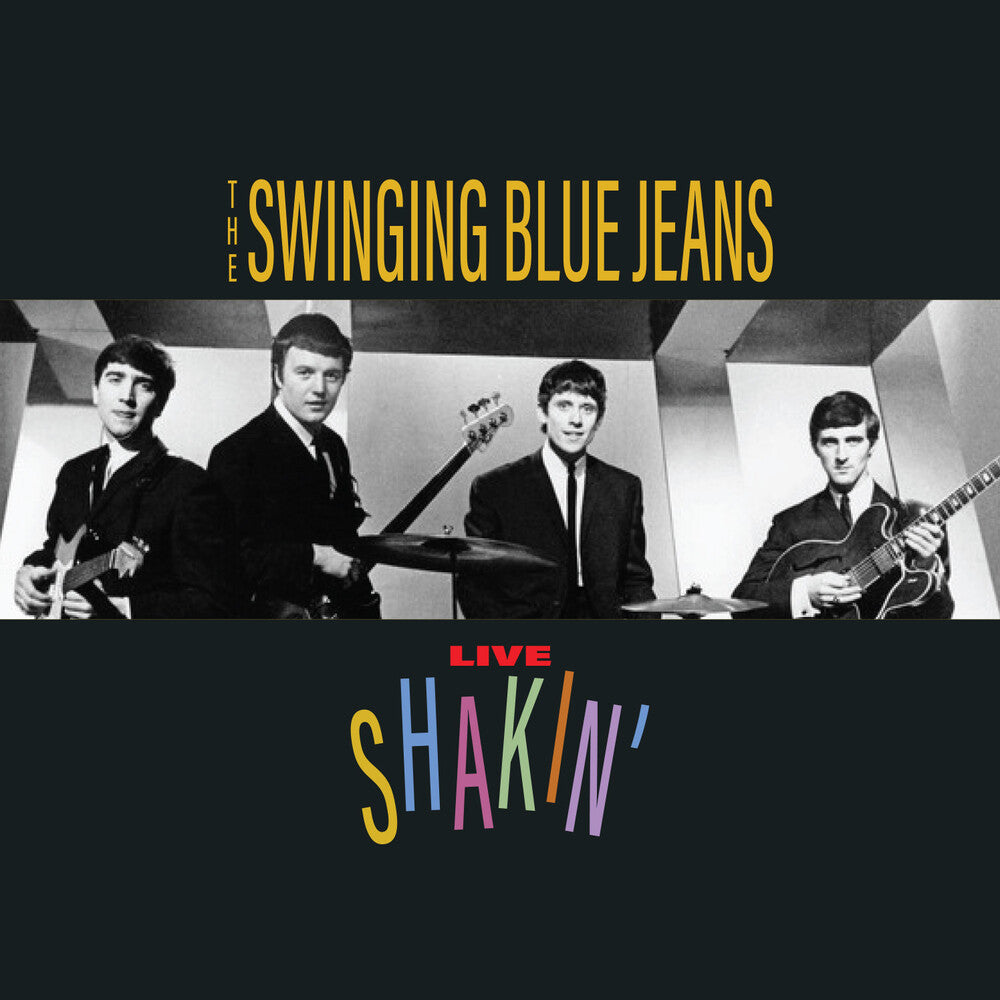 the album cover for Swinging Blue Jeans - Live Shakin'