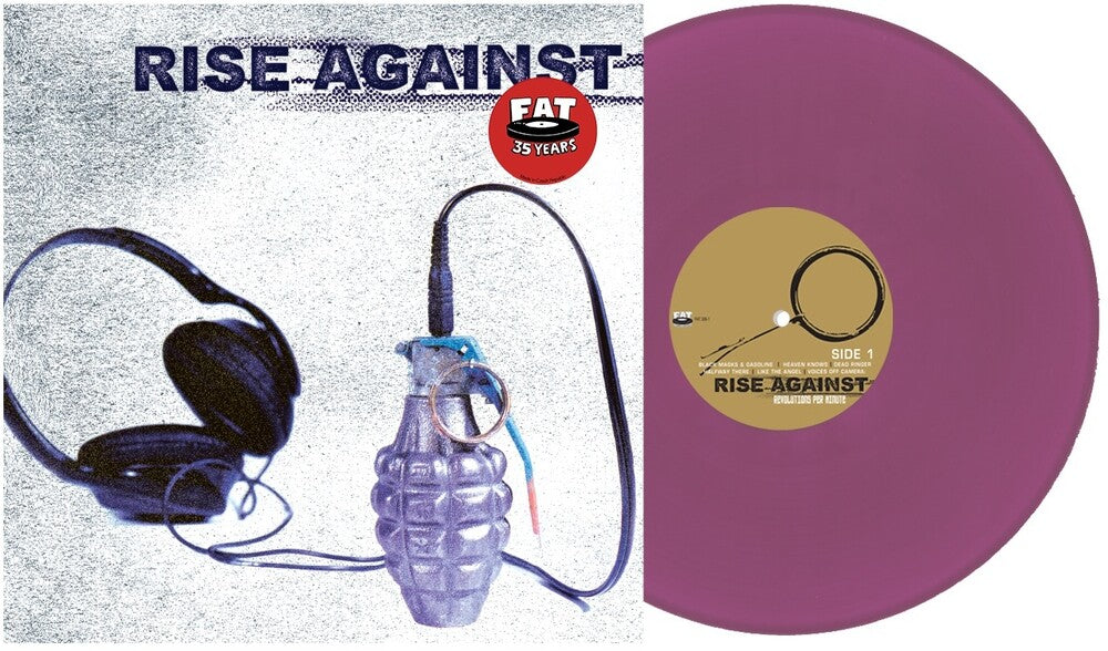the album cover for Rise Against - Revolutions Per Minute [Purple]