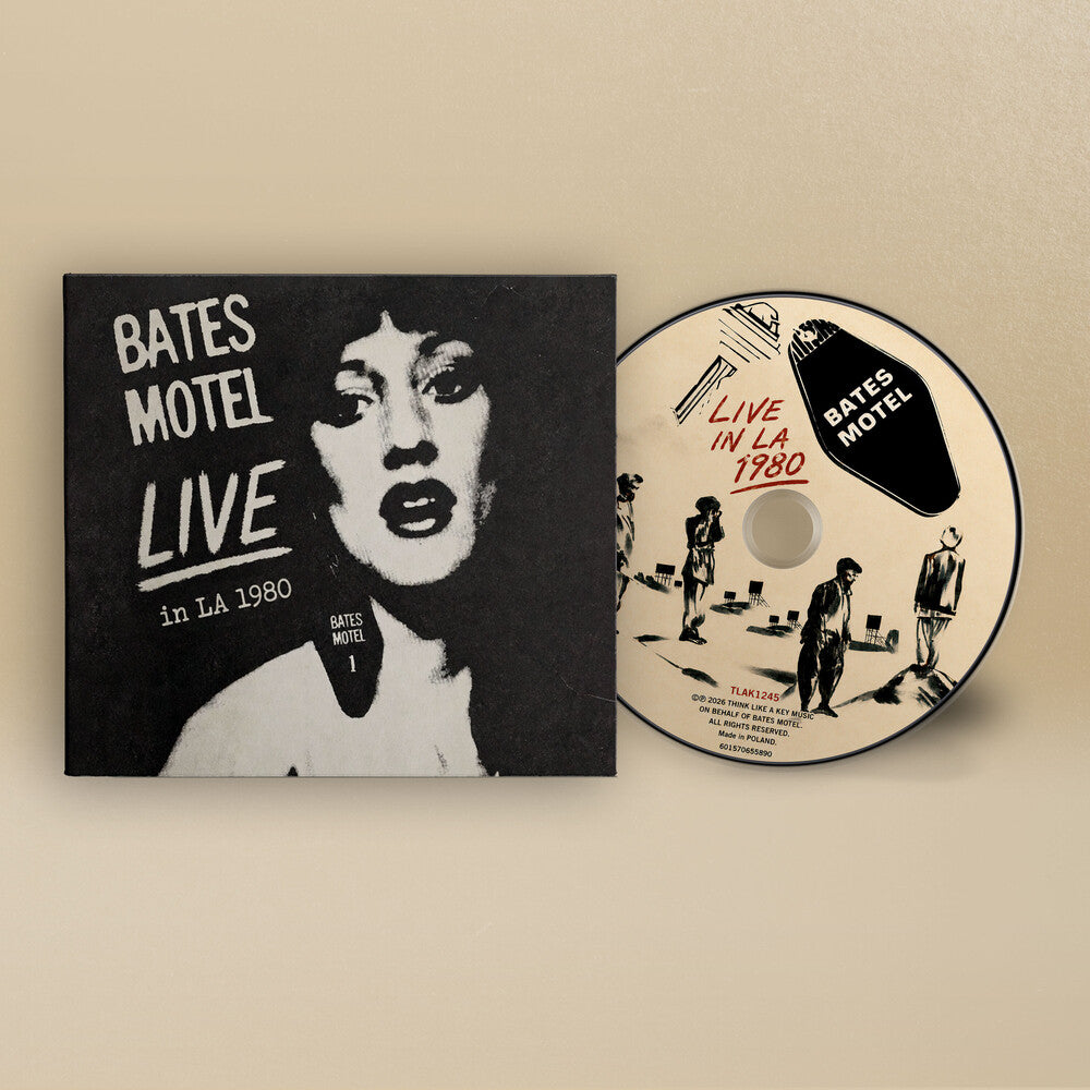 the album cover for Bates Motel - Live In La 1980 [Digipak]