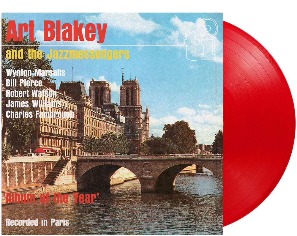 the album cover for Art Blakey  & Jazz Messengers - Album Of The Year [Colored Vinyl] [Limited Edition] [180 Gram] (Red)