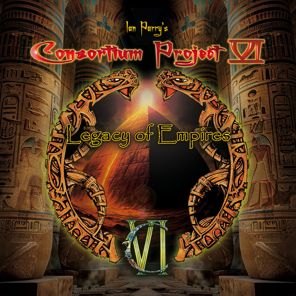 the album cover for Ian Consortium Project Vi Parry - Legacy of Empires