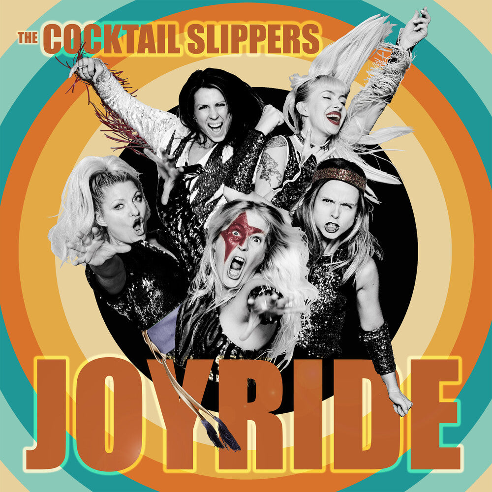 the album cover for Cocktail Slippers - Joyride