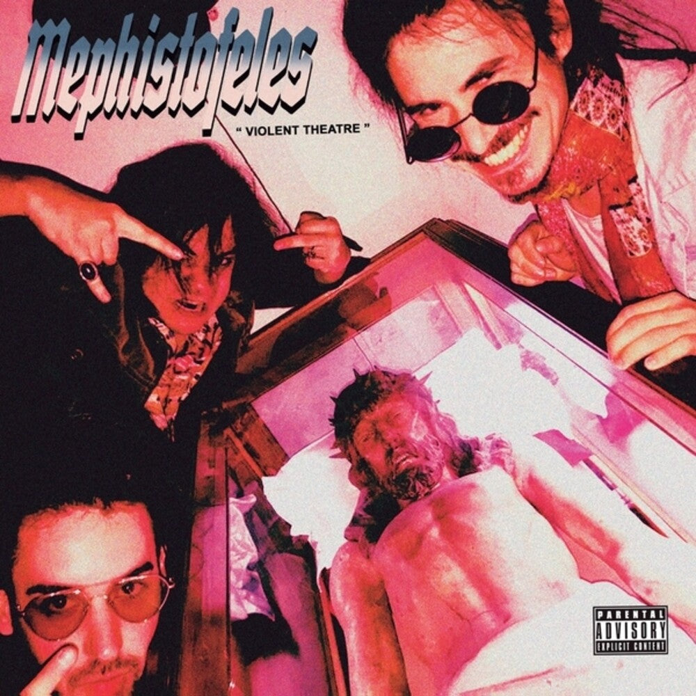 the album cover for Mephistofeles - Violent Theatre (Blue) [Colored Vinyl] (Mgta)