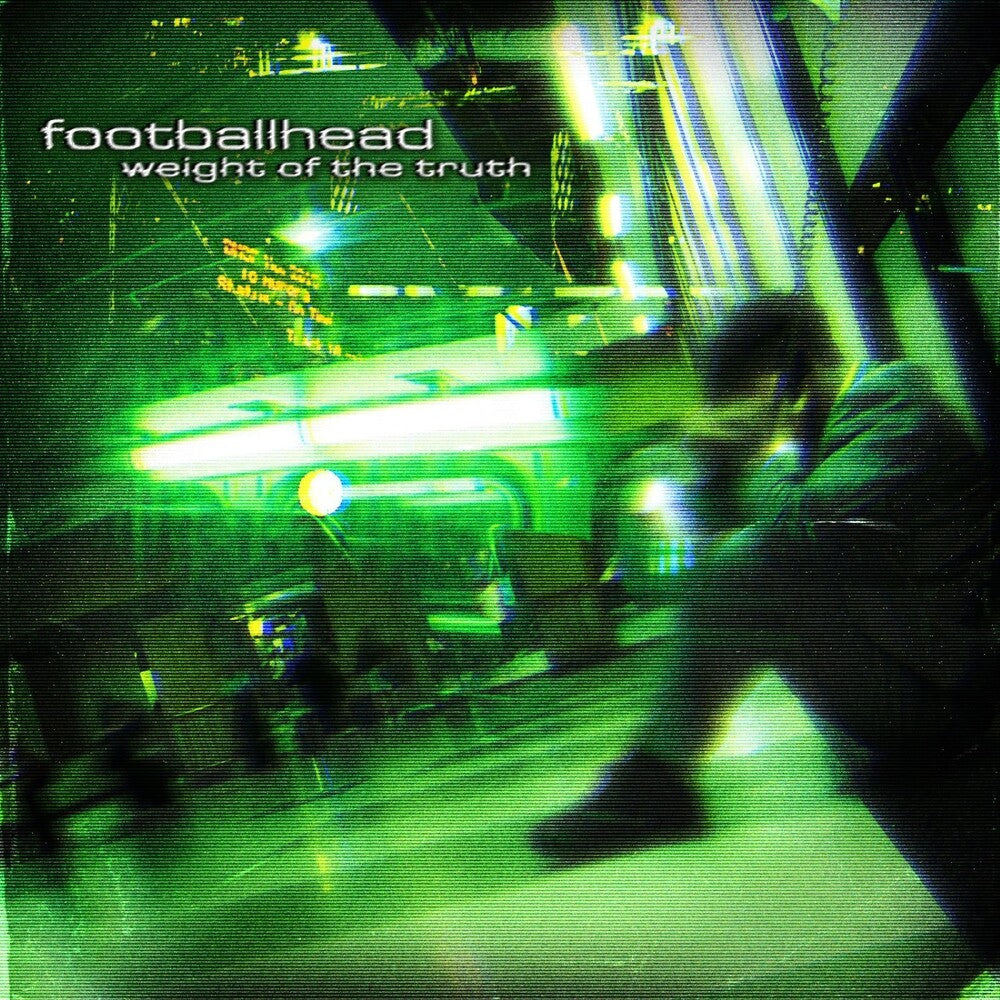 the album cover for Footballhead - Weight Of The Truth - Green Smoke Vinyl [Colored Vinyl]