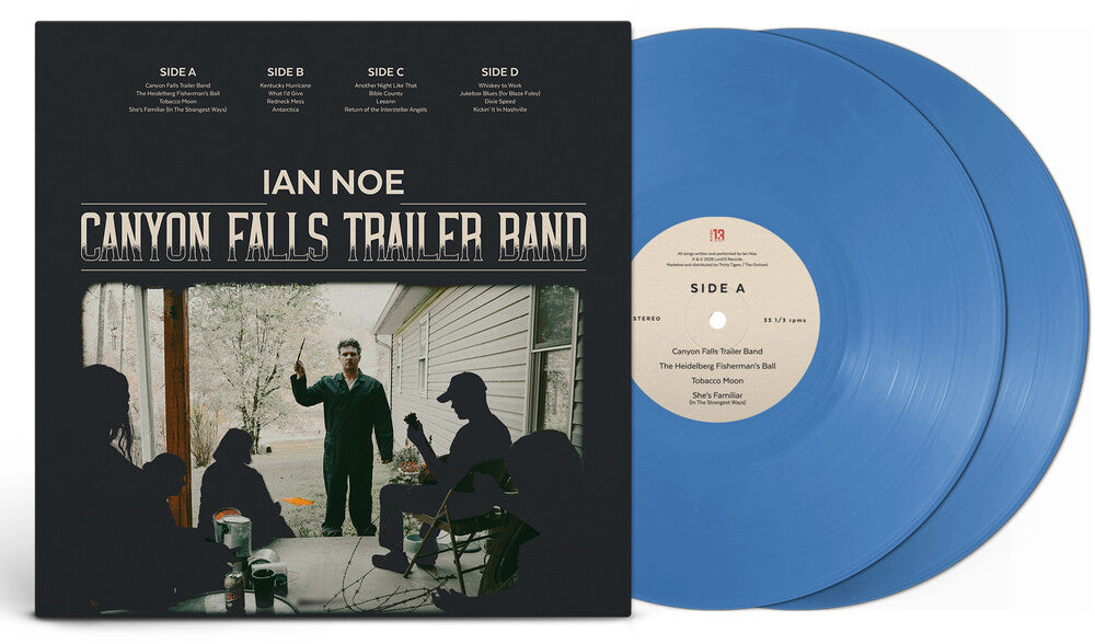 the album cover for Ian Noe - Canyon Falls Trailer Band [Indie Exclusive Opaque Blue]