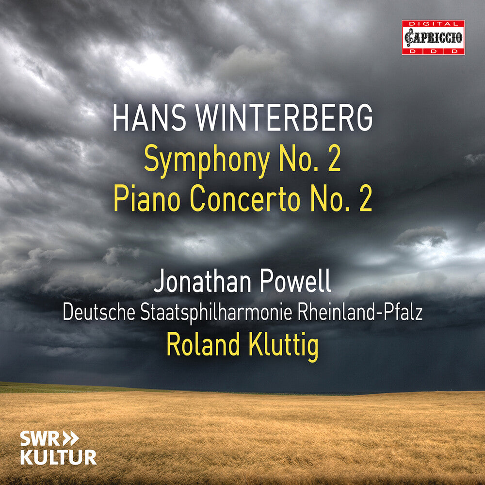 the album cover for Jonathan Powell - Hans Winterberg: Pno Con No. 2: Sym No. 2