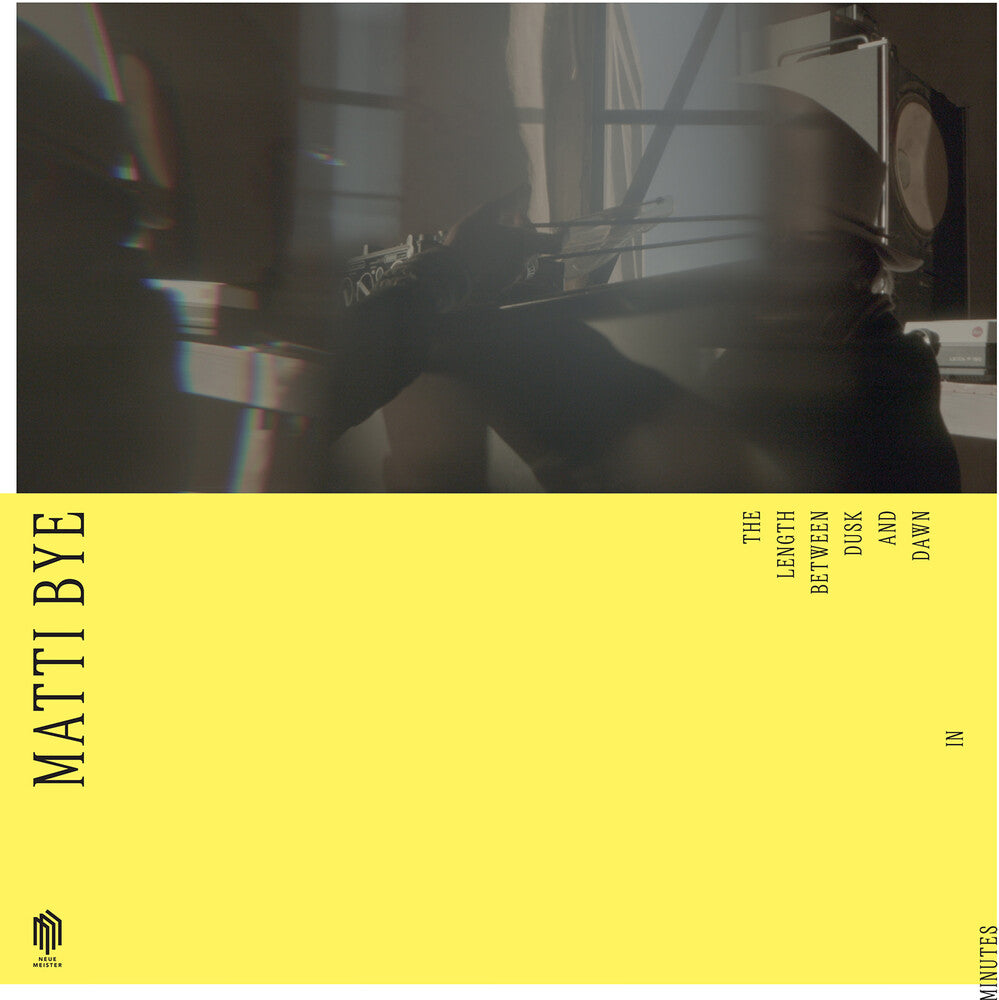 the album cover for Matti Bye - Length Between Dusk & Dawn In Minutes