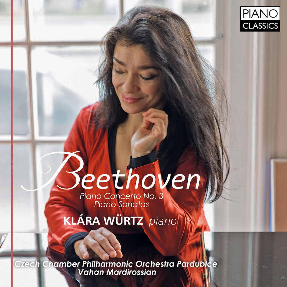 the album cover for Klara Wurtz - Beethoven: Pno Con No. 3 Pno Sonatas
