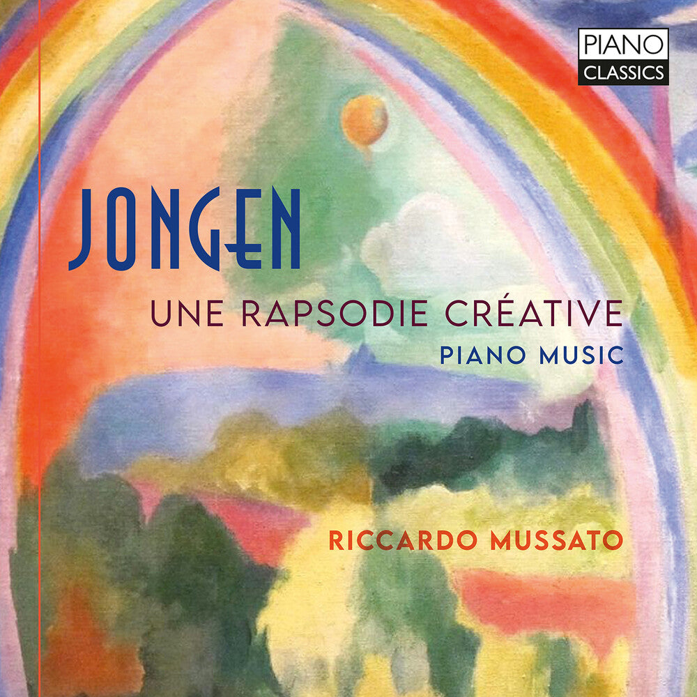 the album cover for Riccardo Mussato - Jongen: Une Rapsodie Creative