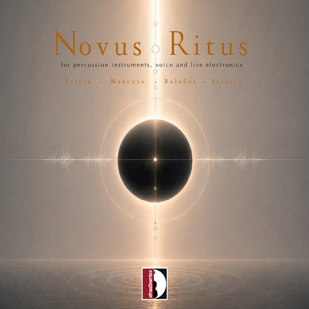 the album cover for Antonino Errera - Novus Ritus