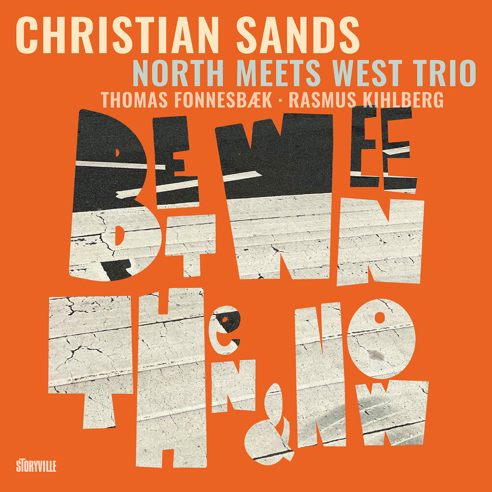 the album cover for Christian Sands - Between Then & Now