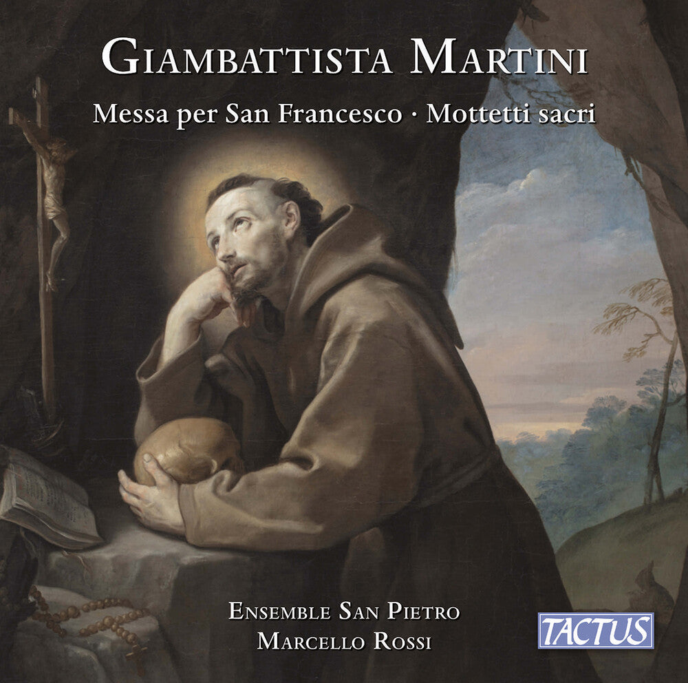the album cover for Ensemble Bolognese San Pietro - Martini: Messa Per La Notte Di San Francesco