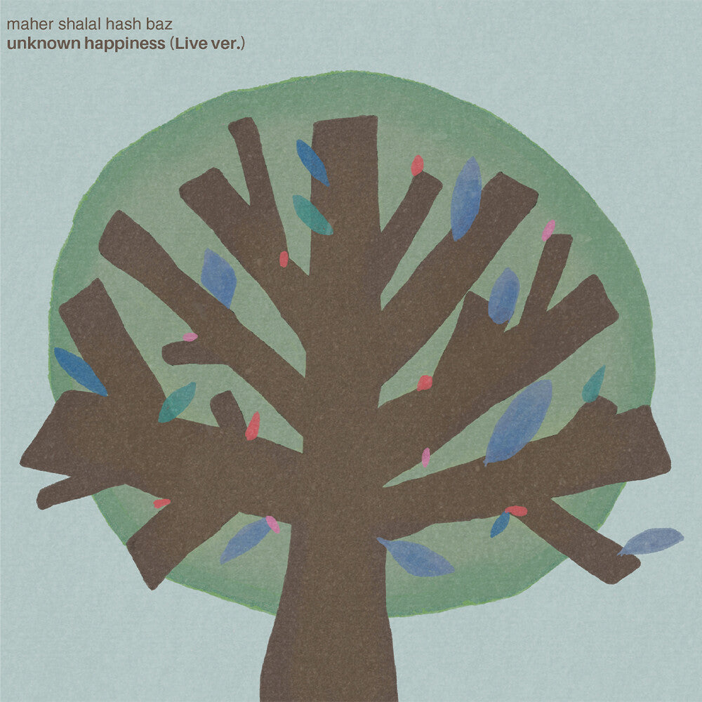 the album cover for Maher Shalal Hash Baz - Unknown Happiness (Live Version) [Limited Edition]