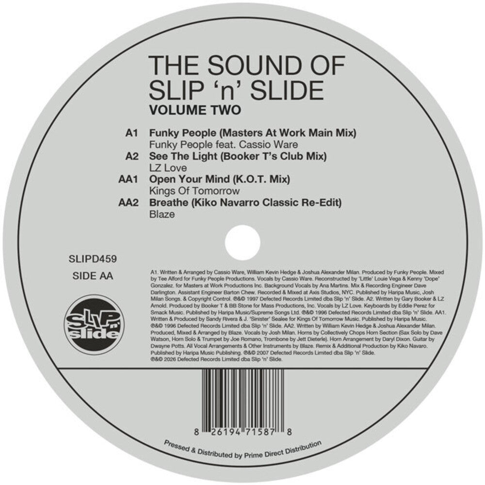the album cover for Sound Of Slip 'n' Slide Vol. 2 / Various - Sound Of Slip 'n' Slide Vol. 2 / Various
