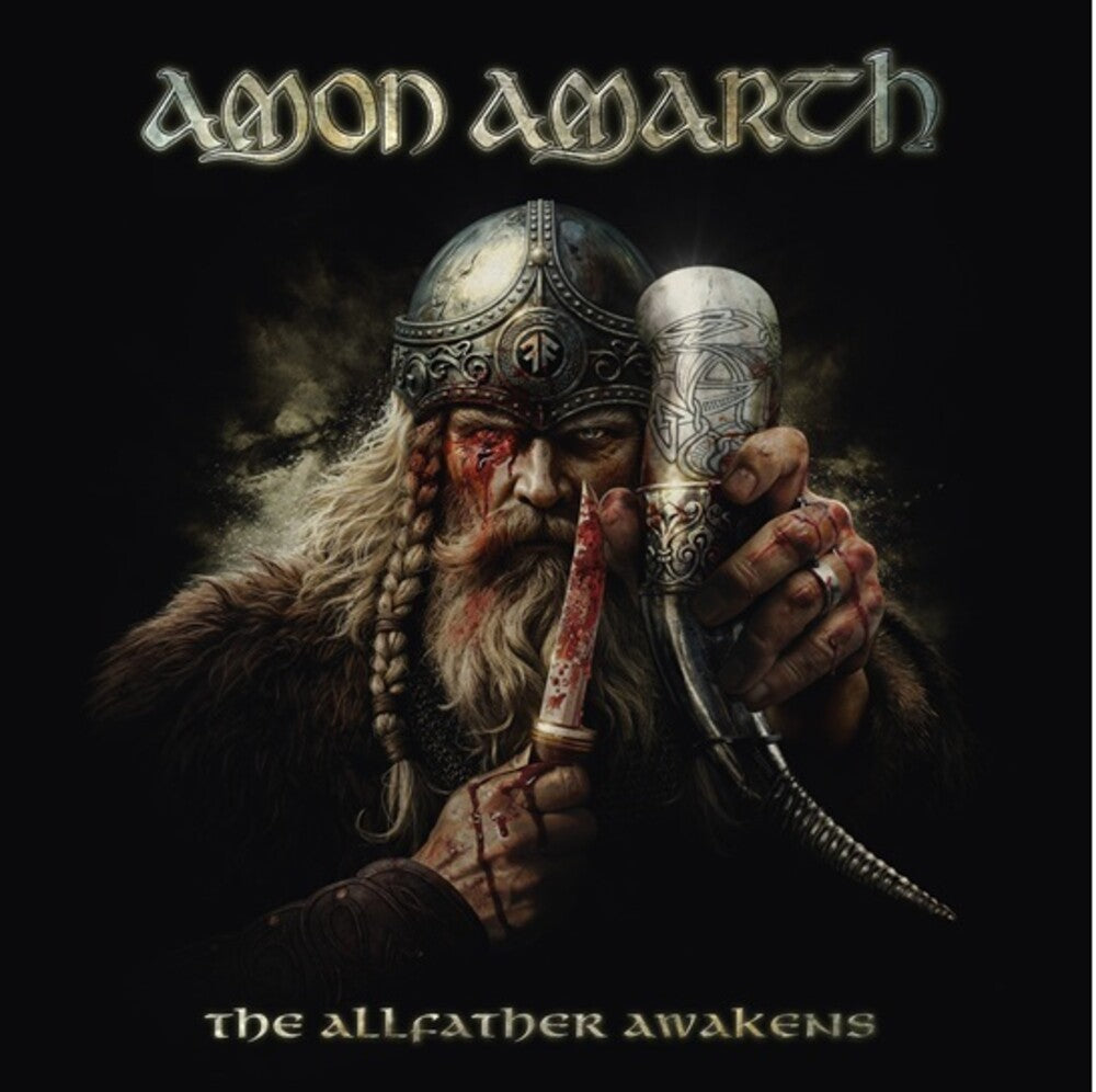 the album cover for Amon Amarth - The Allfather Awakens