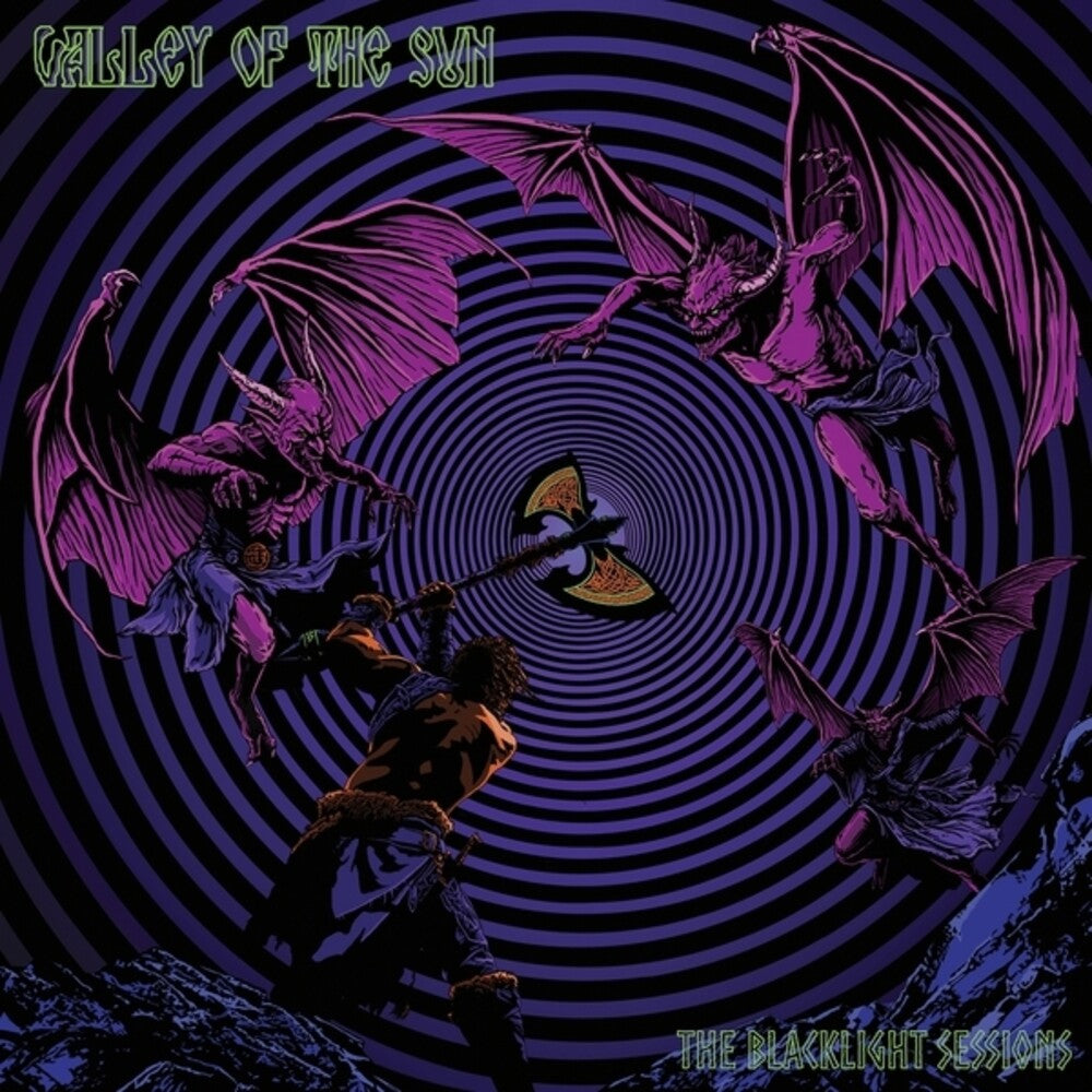 the album cover for Valley Of The Sun - Blacklight Sessions [Colored Vinyl] (Grn) (Pnk) (Spla)