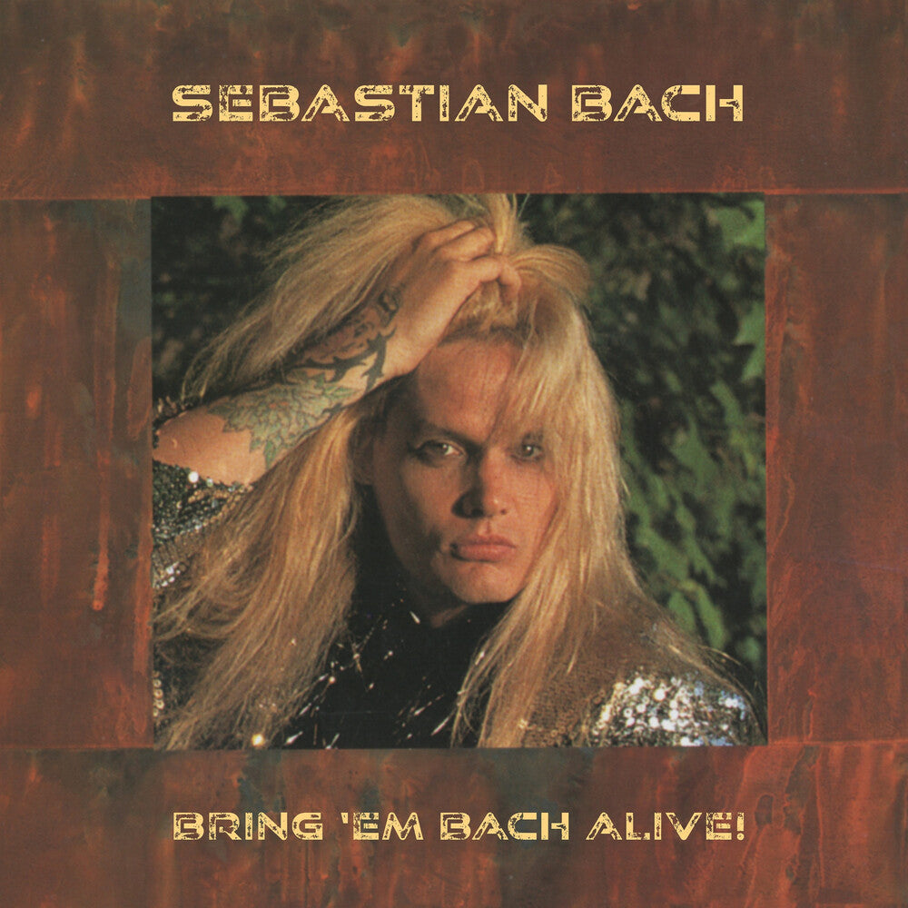 the album cover for Sebastian Bach - Bring 'em Bach Alive: Tokyo 1998 [Clear Vinyl] (Gol)