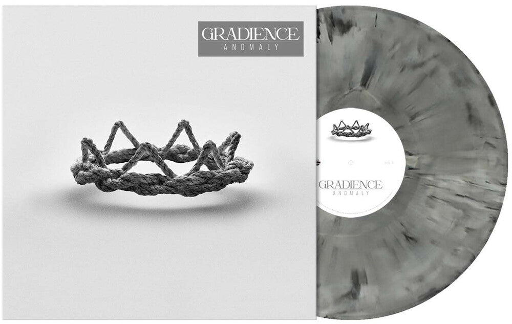 the album cover for Gradience - Anomaly [Grey Black Marbled]