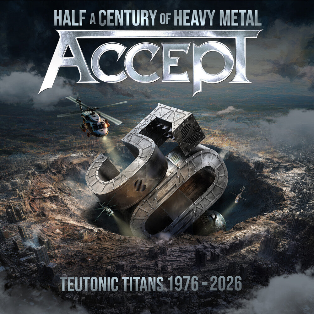 the album cover for Accept - Teutonic Titans 1976-2026 (2lp)