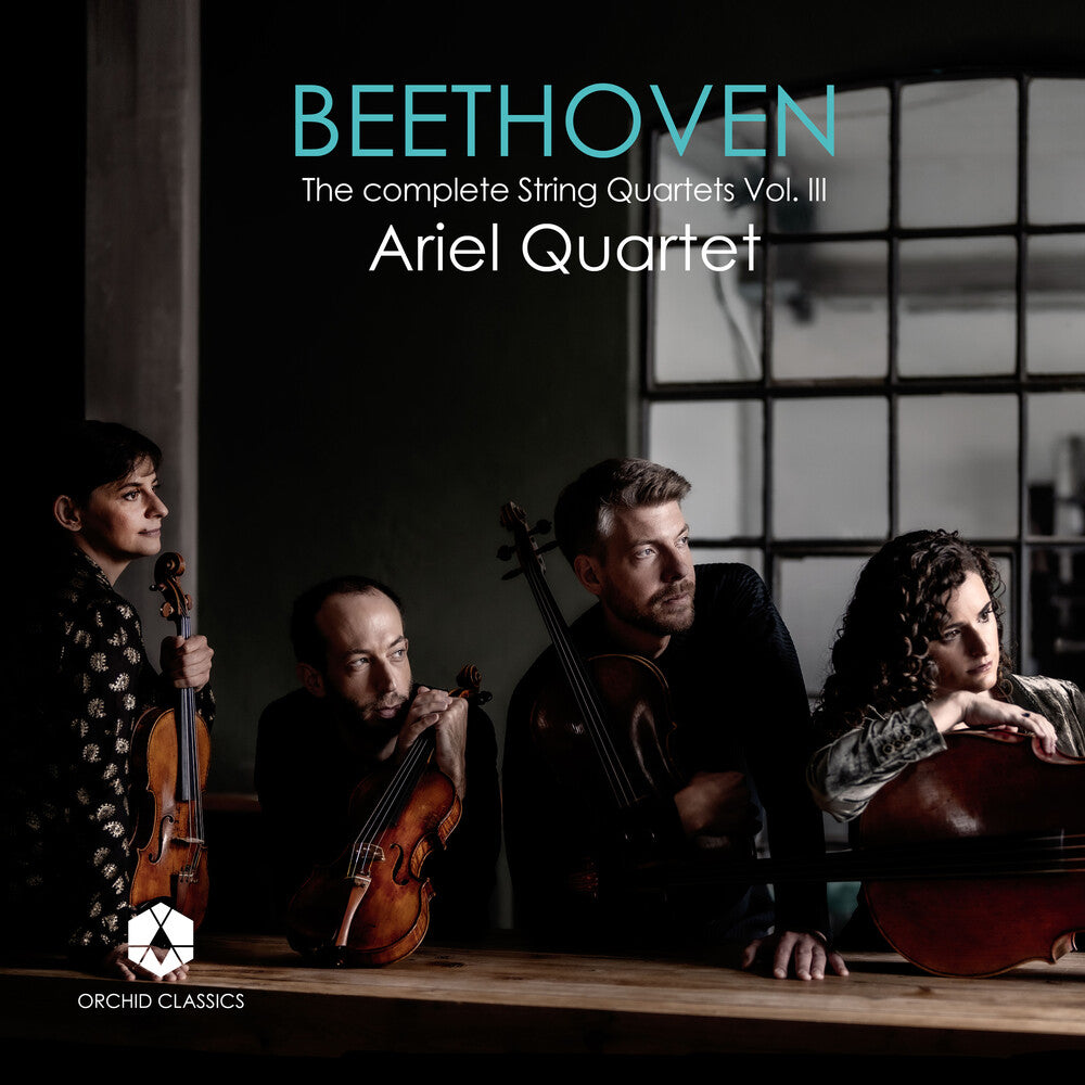 the album cover for Ariel Quartet - Beethoven: Complete String Quartets Vol. 3