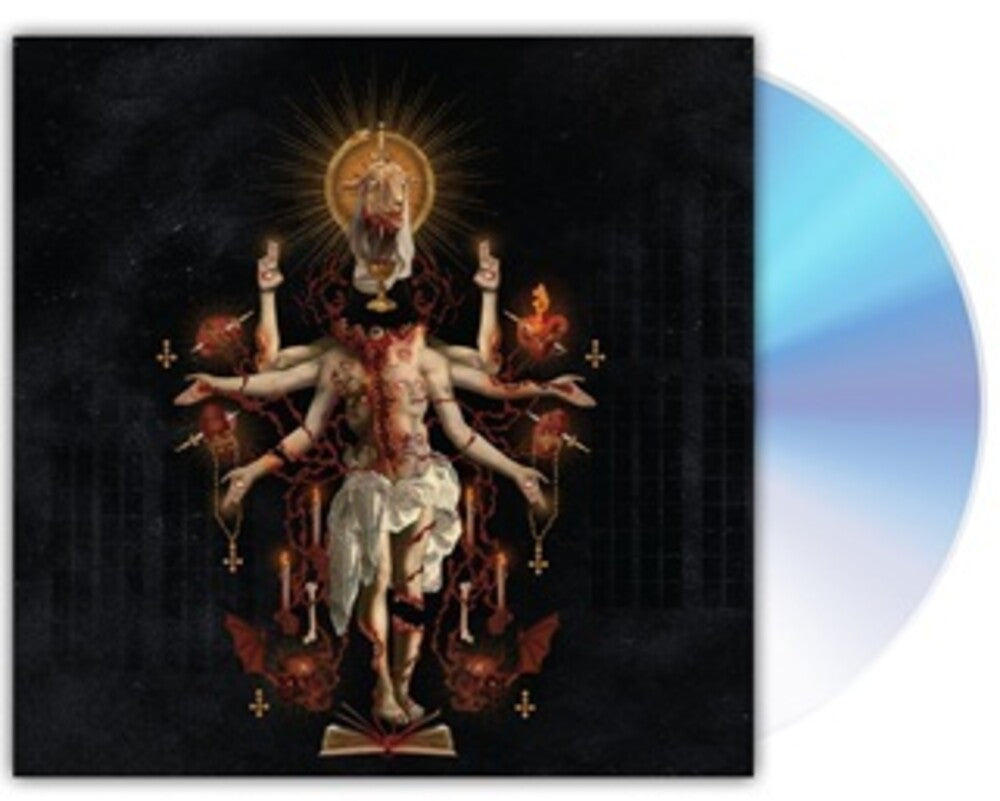the album cover for Satanic Planet - Dead Deities