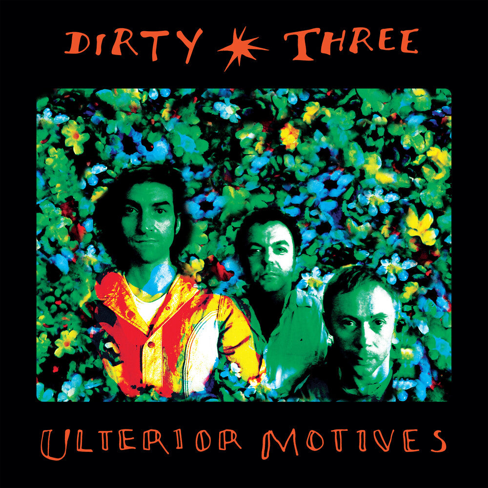 the album cover for Dirty Three - Ulterior Motives [Colored Vinyl] (Grn) (Red)