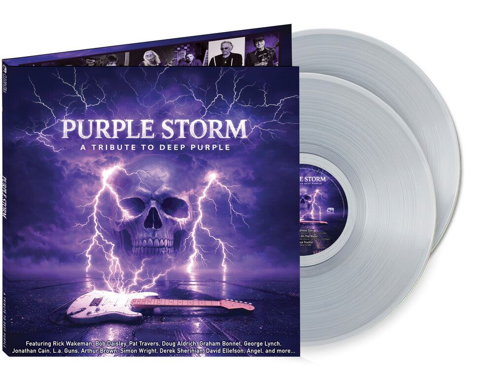 the album cover for Various Artists - Purple Storm - A Tribute to Deep Purple [Clear]