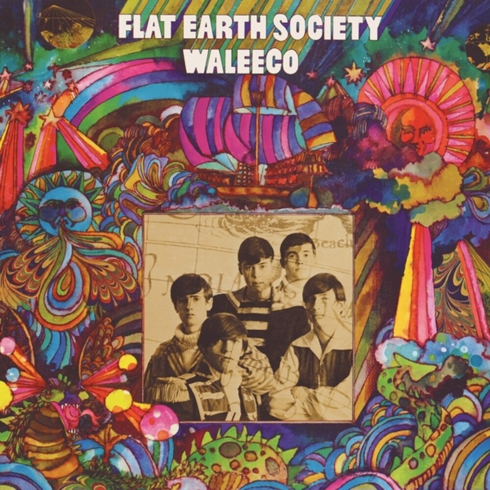the album cover for Flat Earth Society - Waleeco