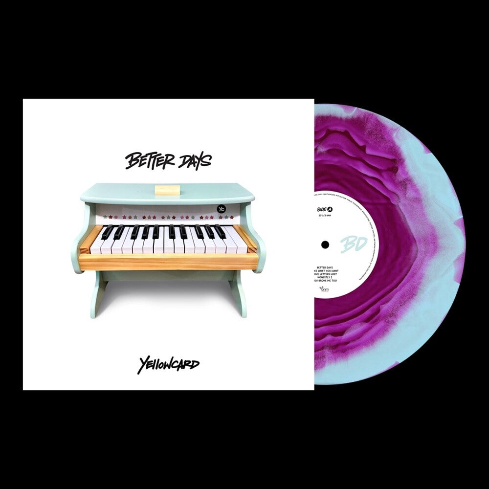 the album cover for Yellowcard - Better Days [Colored Vinyl] (Gate) [Limited Edition] (Ofgv) [Reissue]